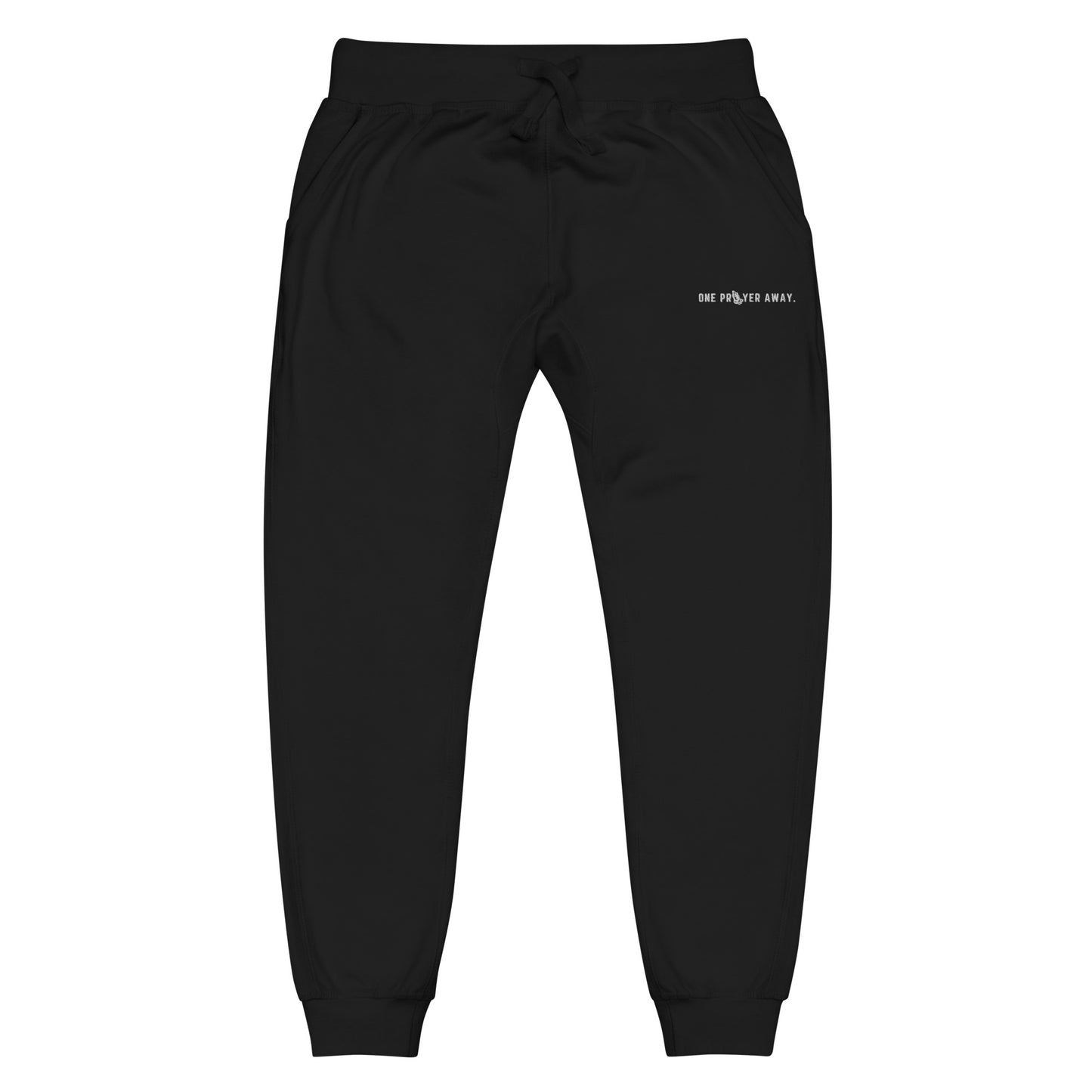 Unisex One Prayer Away Jogger - Black, Green, and Maroon